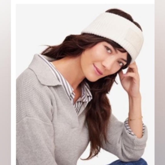 NWT Coach Cable Knit Winter Headband - Picture 1 of 4